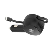Load image into Gallery viewer, 30W Car Charger,  2-Port USB Type-C 3 Amp Retractable  - AWK38 2241-6