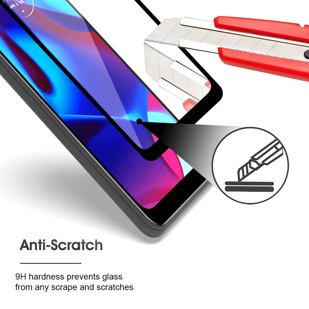 2 Pack Screen Protector,  (Fingerprint Unlock) HD Clear Full Cover Tempered Glass  - AW2XF09 2047-3