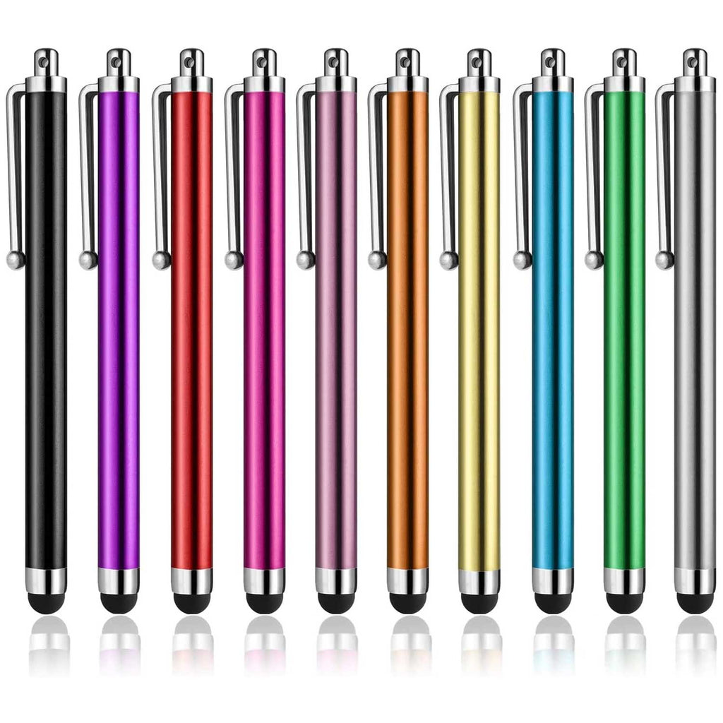 Colorful 10 Pack Stylus,  Rubber Lightweight Compact Touch Pen  - AWXW270 2631-1