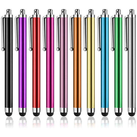 Colorful 10 Pack Stylus,  Rubber Lightweight Compact Touch Pen  - AWXW270 2631-1