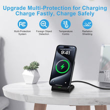 Load image into Gallery viewer, Wireless Charger,  Slim Charging Pad  Stand 15W Fast  - AWXW206 2556-2