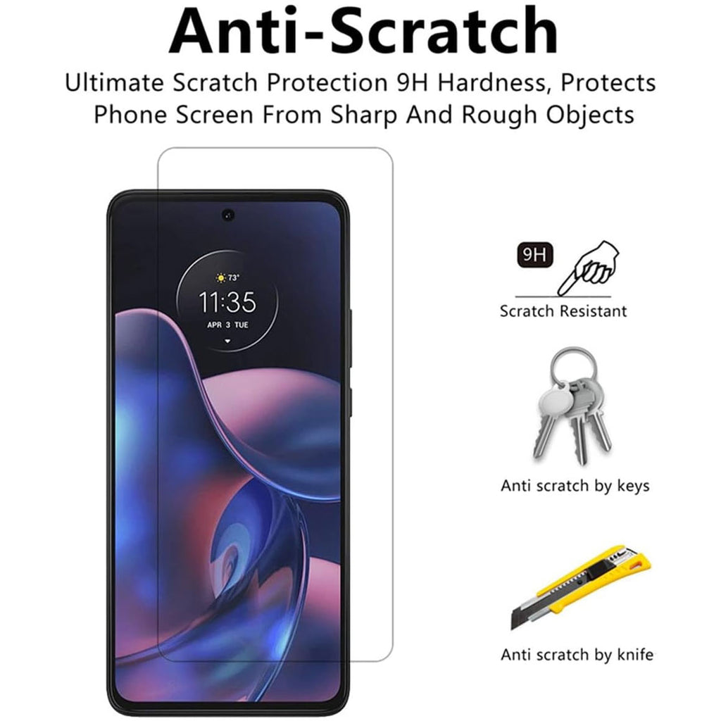 2 Pack Screen Protector,  (Fingerprint Unlock) Full Cover HD Clear Tempered Glass  - AW2SP22 2177-3