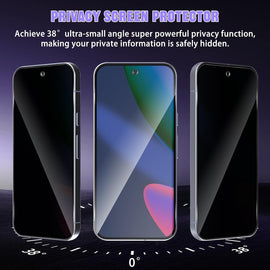 2 Pack Privacy Screen Protector,  Anti-Peep 9H Hardness Anti-Spy Tempered Glass  - AW2SP92 2453-2