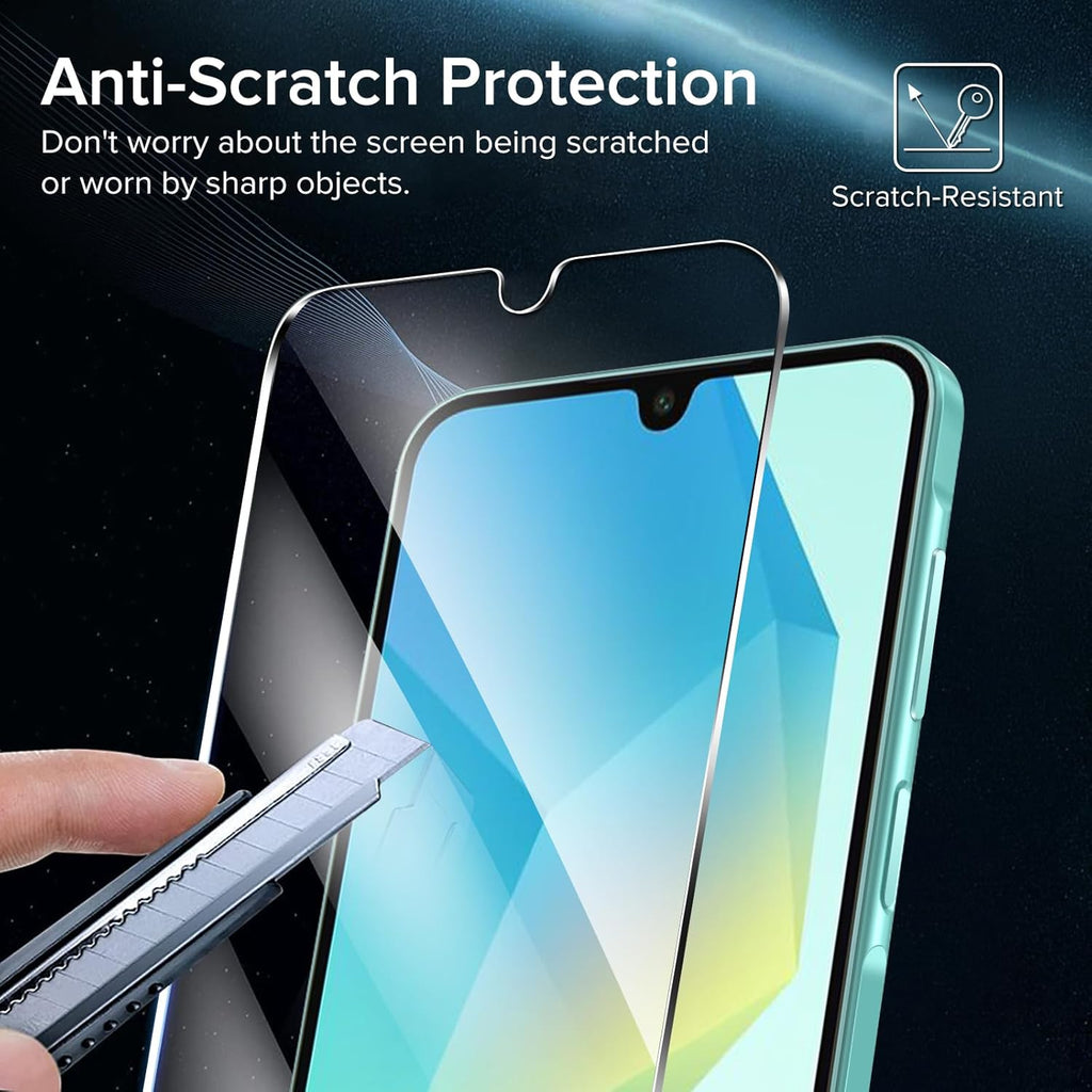 2 Pack Screen Protector,  (Fingerprint Unlock) Full Cover HD Clear Tempered Glass  - AW2SP56 2275-2