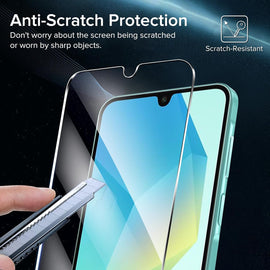 2 Pack Screen Protector,  (Fingerprint Unlock) Full Cover HD Clear Tempered Glass  - AW2SP63 2296-2