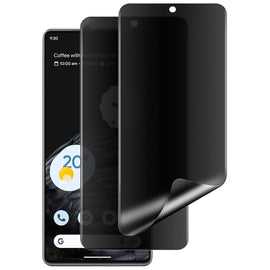 2 Pack Privacy Screen Protector,  Anti-Peep Anti-Spy Fingerprint Works TPU Film  - AW2V50 2073-1