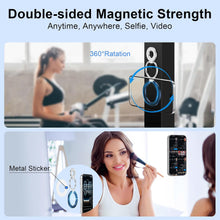 Load image into Gallery viewer, Metal Magnetic Ring Phone Holder ,  Desk Stand Folding Kickstand Blue  - AWXW218 2568-2