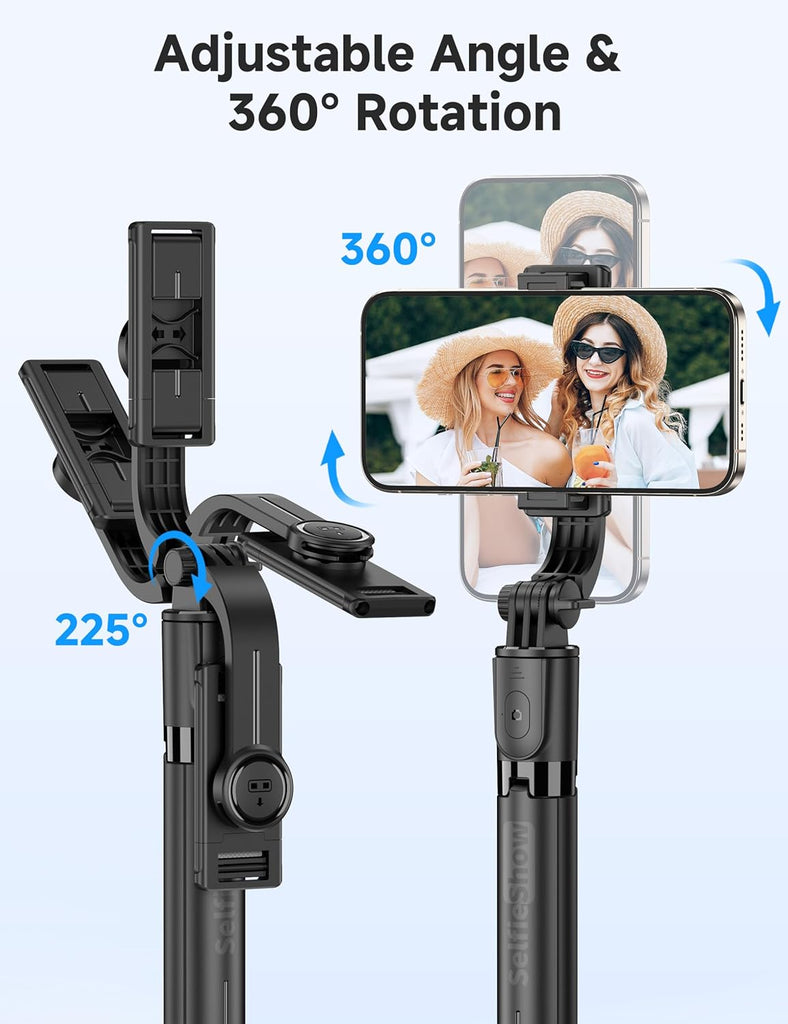 Selfie Stick ,  Stand Remote Shutter Built-in Tripod Wireless  - AWXW14 2350-4