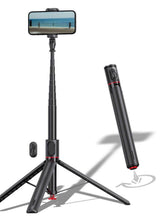 Load image into Gallery viewer, Tripod Selfie Stick,  Built-in Remote Shutter Monopod Wireless  - AWV91 2332-1