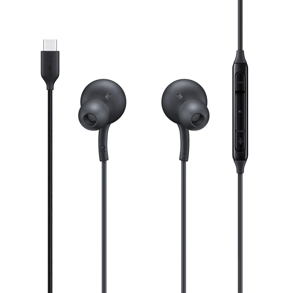 TYPE-C Earphones,  Headset w Mic Headphones  USB-C Earbuds   - AWXS91 2084-1