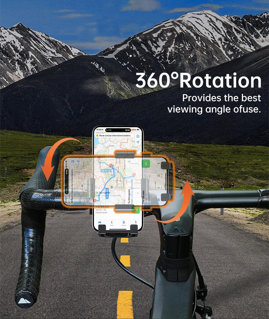 Bicycle/Motorcycle Mount ,  Cradle Bike Holder Handlebar  - AWXW258 2619-6