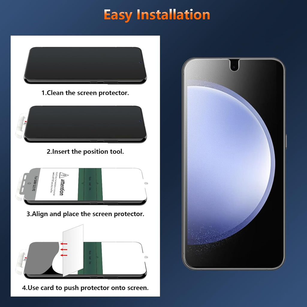 2 Pack Matte Screen Protector,  Fingerprint Works Anti-Fingerprint Anti-Glare TPU Film  - AW2SP34 2228-5