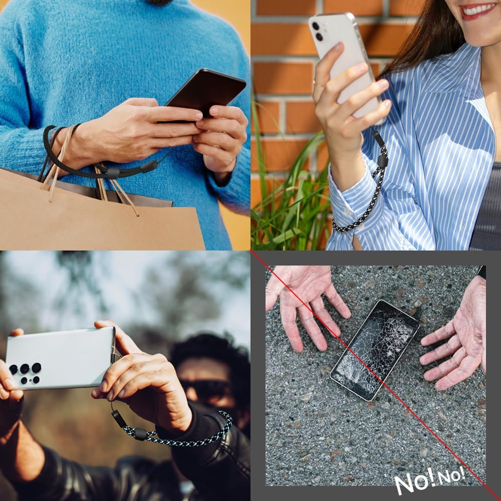 5 Pack Phone Lanyard,  Strong Holder For Phone Cases  Wrist Straps Adjustable  - AWXW266 2627-2