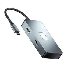 Load image into Gallery viewer, 2 Port HDMI TV Adapter,  Projector Converter  Audio Video TYPE-C PD Charger 7-in-1 USB-C Hub  - AWZ88 2212-3