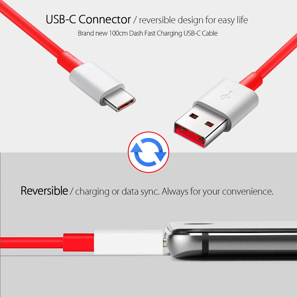 6ft USB-C Cable,  Wire Power Charger Cord Red  - AWB23 1340-7