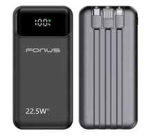 Load image into Gallery viewer,  10000mAh Power Bank ,  Built-in Cable  Portable Charger  Backup Battery  22.5W PD Fast Charge  - AWG38 2037-5