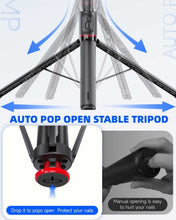 Load image into Gallery viewer, Tripod Selfie Stick,  Built-in Remote Shutter Monopod Wireless  - AWV91 2332-5