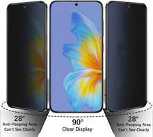 Load image into Gallery viewer, 2 Pack Privacy Screen Protector ,  Anti-Peep  9H Hardness  Anti-Spy  Tempered Glass   - AW2SP88 2420-2