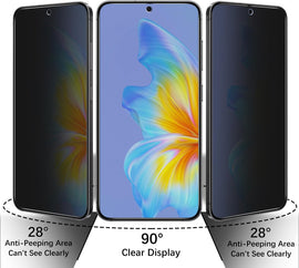 2 Pack Privacy Screen Protector ,  Anti-Peep  9H Hardness  Anti-Spy  Tempered Glass   - AW2SP88 2420-2
