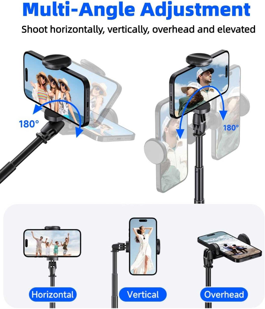 Tripod Selfie Stick,  Built-in Remote Shutter Monopod Wireless  - AWV91 2332-4