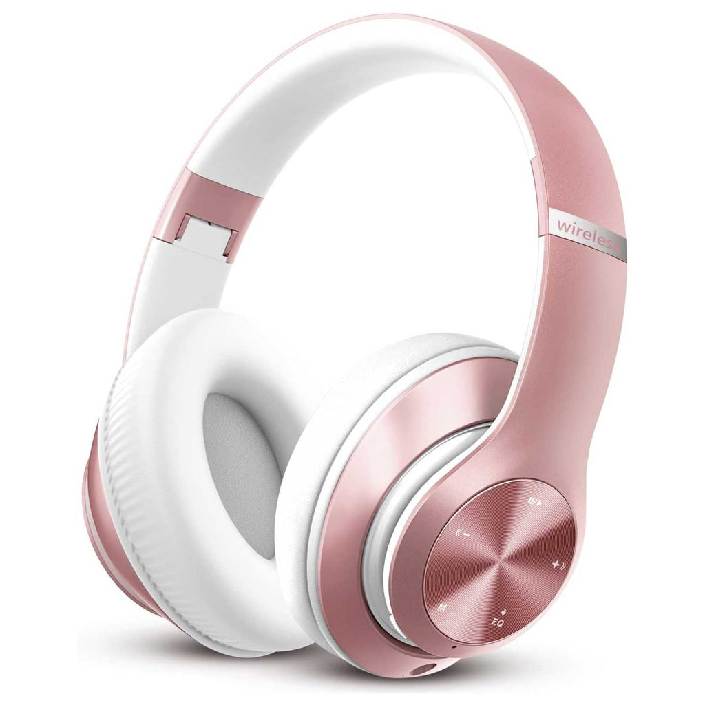 Wireless Headphones,  Earphones w Mic Headset Foldable  - AWXW129 2477-1
