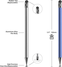 Load image into Gallery viewer, 5 Pcs Stylus,  Alloy Lightweight Silicone Tip Touch Screen Pen  - AWXW265 2626-2