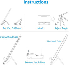 Load image into Gallery viewer, 2 Pack Portable Fold-up Stand,  Cradle Desktop Travel Holder  - AWXW207 2557-5