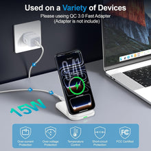 Load image into Gallery viewer, Foldable Wireless Charger,  Charging Pad Stand Folding 15W Fast  - AWXW205 2555-5