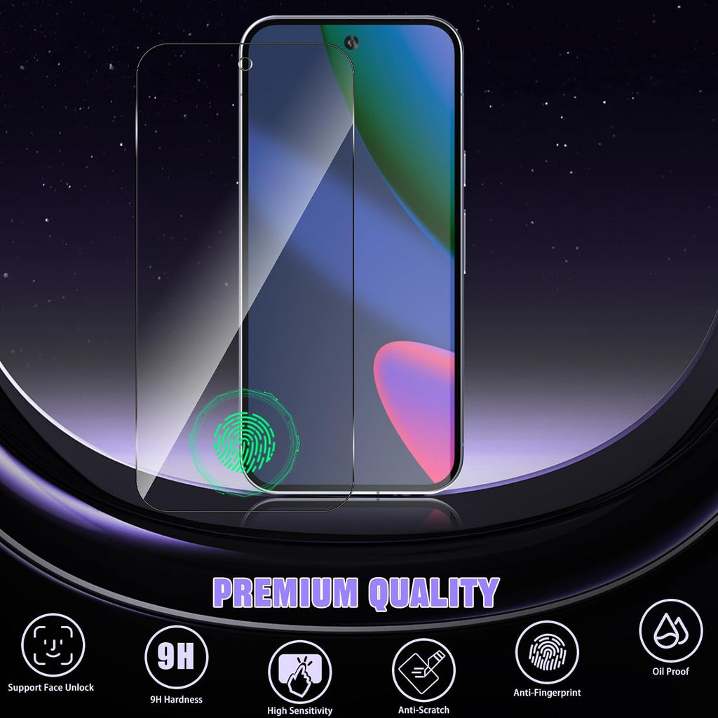 2 Pack Privacy Screen Protector,  9H Hardness Anti-Peep Anti-Spy Tempered Glass  - AW2SP93 2454-4