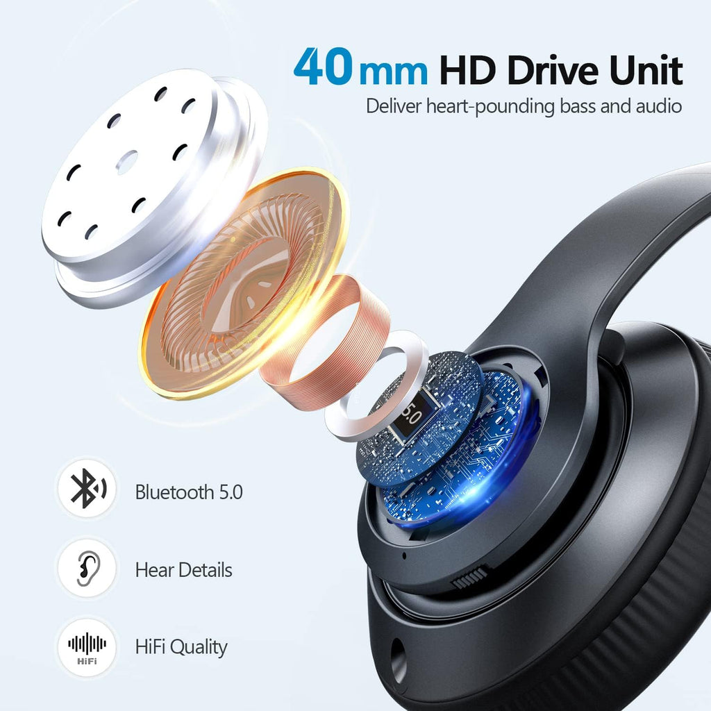 Wireless Headphones ,  Hands-free  w Mic Headset Foldable  - AWXW128 2476-4