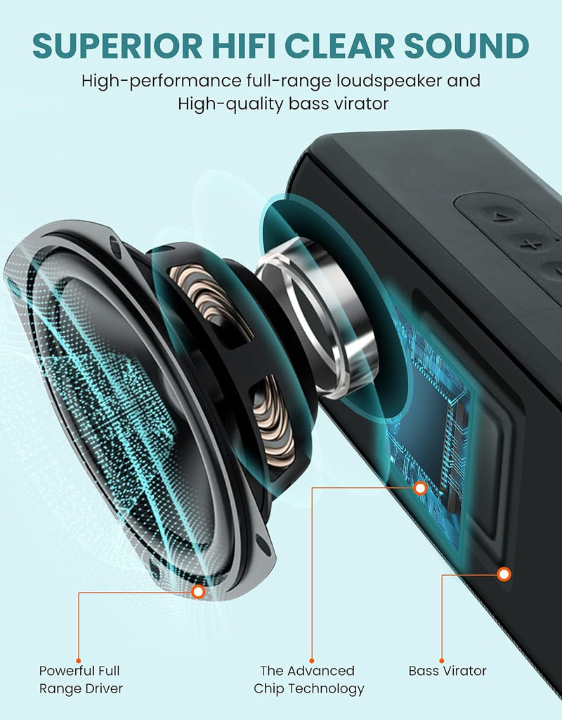 Wireless Speaker,  Rechargeable  Multimedia Audio Hands-free Microphone   - AWXW16 2352-2