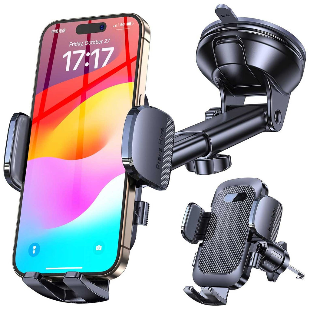 Car Mount,  Phone Holder Adhesive Base Air Vent Windshield  - AWXW214 2564-1