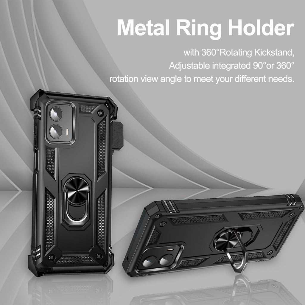 Case Belt Clip,  Kickstand Cover Swivel Metal Ring Holster  - AWE97 2091-4