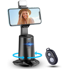 Auto Face Tracking Holder,  Gesture Control Remote Shutter Photo Stand Tripod 360-degree Rotating  - AWXW126 2474-1