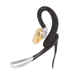  Wired Earphone,   Single Earbud  3.5mm Adapter  Over-the-ear  with Boom Mic   - AWC37+S06 1992-1