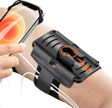 Load image into Gallery viewer, Rotatable Running Armband,  Exercising Gym Workout 360-degree Rotating Detachable  - AWXW200 2550-1