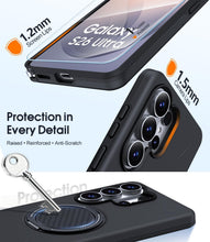 Load image into Gallery viewer, Magnetic Ring Case ,  Drop-Proof  Armor Cover 360 Degree Rotate   - AWXW6 2342-6