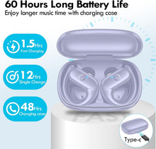 Load image into Gallery viewer, Wireless Ear-hook Earphones,  Charging Case True Stereo Over the Ear Headphones Bluetooth Earbuds  - AWXW143 2492-8