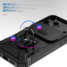 Load image into Gallery viewer, Hybrid Case Cover,  Shockproof Kickstand Lens Protects Metal Ring  - AWXW105 2447-3