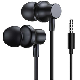 Retractable Earphones,  3.5mm w Mic Earbuds Hands-free  Headphones  - AWD51 2328-2