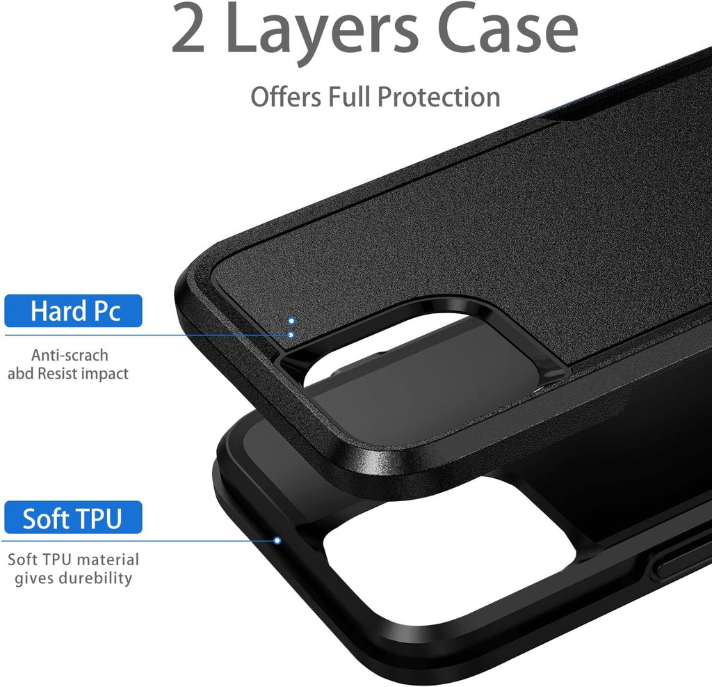 Case,  Non-Slip Shockproof Dual Layer Cover  - AWXW166 2515-3