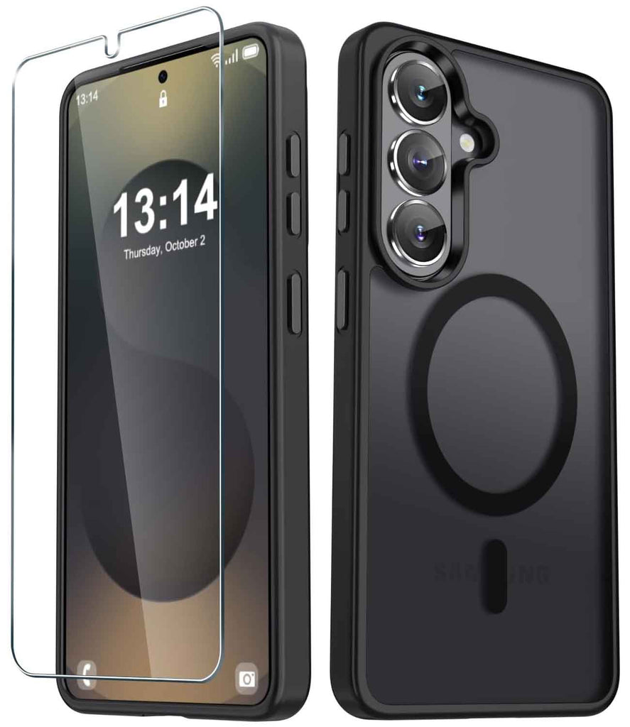 Magnetic Case,  Drop-Proof  Armor With Glass Screen Protector  Cover  - AWXW2 2338-1