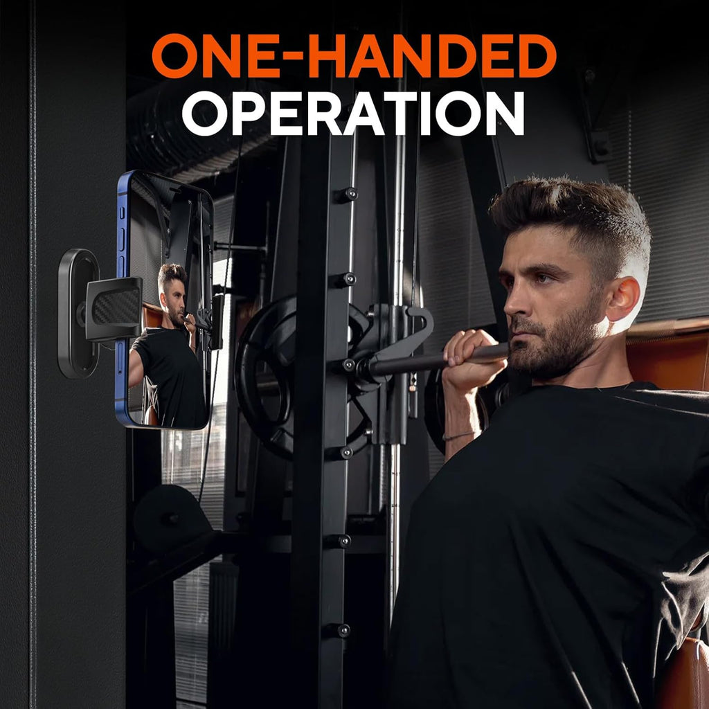 Magnetic Holder,  Hands Free  360 Degree Rotation  Gym Stand Phone Mount  - AWXW256 2617-5