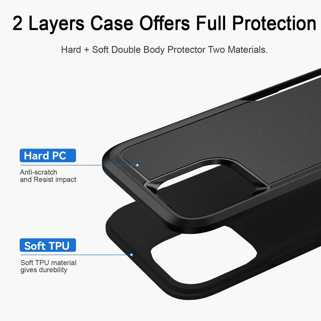 Case,  Non-Slip Shockproof Dual Layer Cover  - AWXW165 2514-2