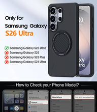Load image into Gallery viewer, Magnetic Ring Case ,  Drop-Proof  Armor Cover 360 Degree Rotate   - AWXW6 2342-7