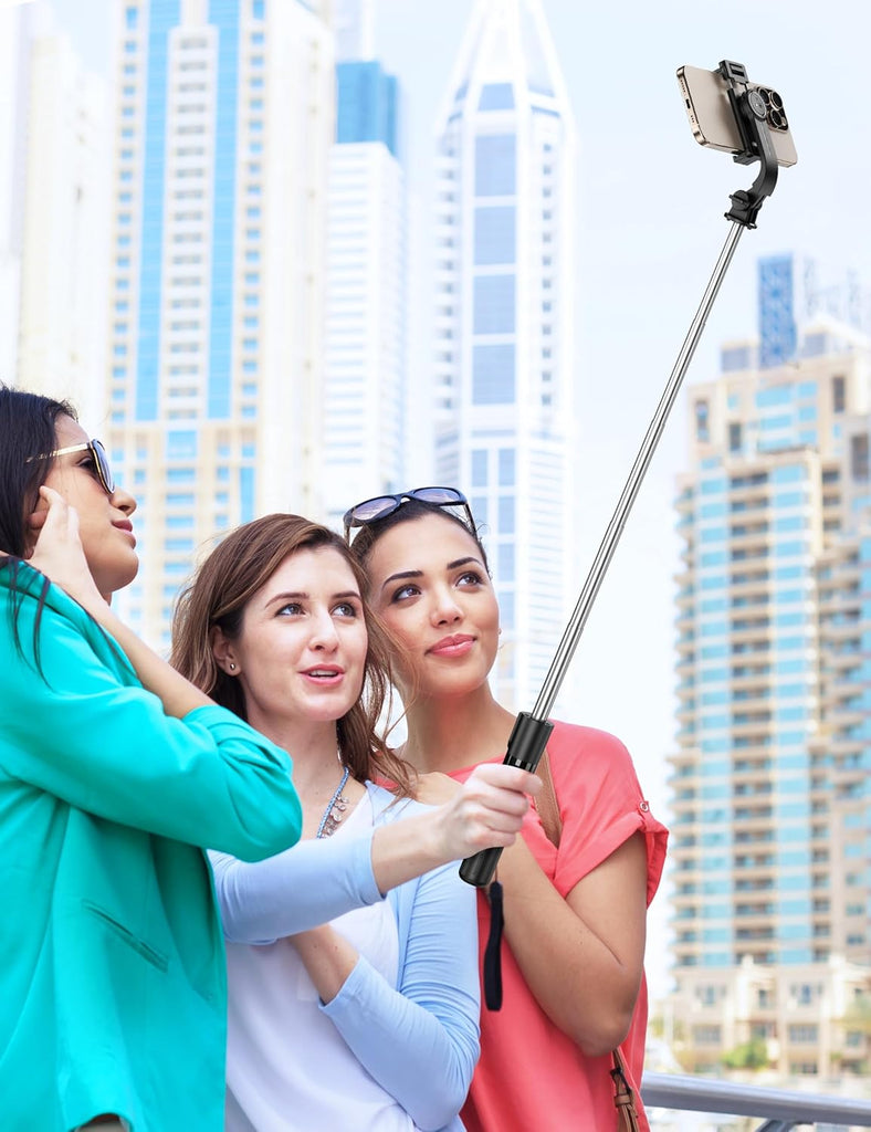 Selfie Stick ,  Stand Remote Shutter Built-in Tripod Wireless  - AWXW14 2350-9