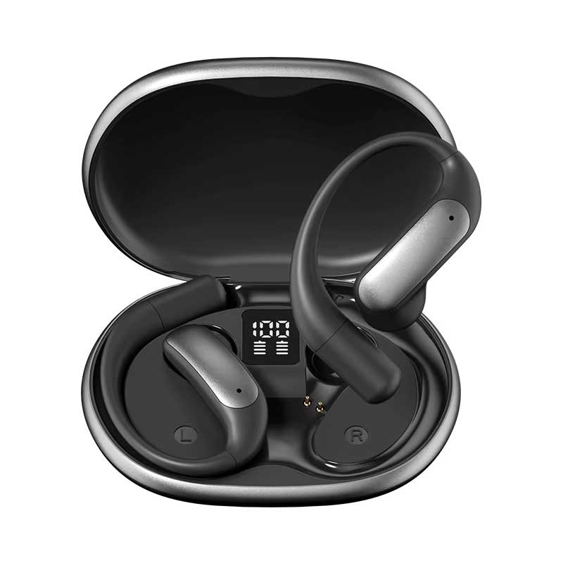 Wireless Ear-hook OWS Earphones ,  Charging Case True Stereo Over the Ear Headphones Bluetooth Earbuds  - AWF25 2331-1