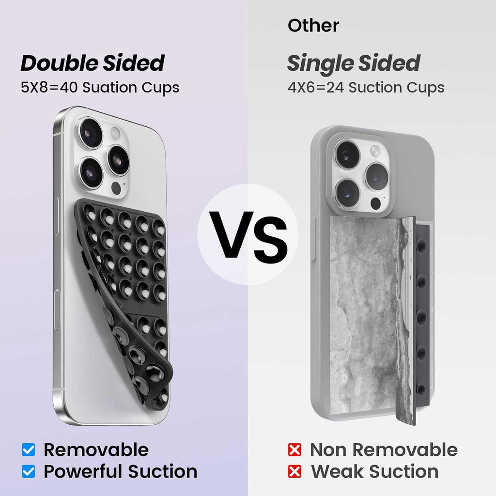 Purple Suction Holder,  For Window Windshield For Glass Desktop Tile Double Sided Non-Slip  - AWXW264 2625-2
