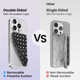 Purple Suction Holder,  For Window Windshield For Glass Desktop Tile Double Sided Non-Slip  - AWXW264 2625-2