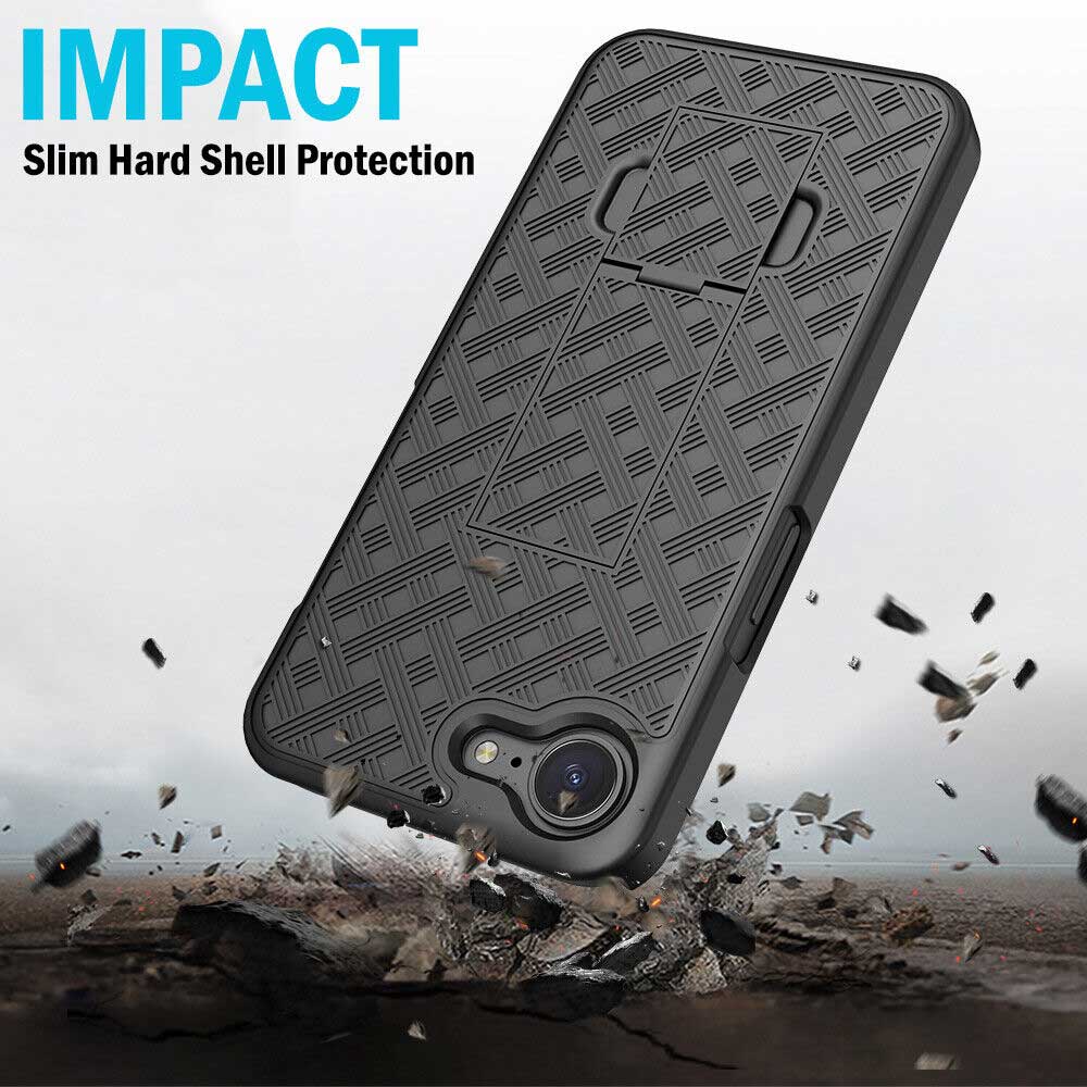Case with Belt Clip,  Armor w Kickstand Cover Swivel Holster Combo  - AWL99 2213-5